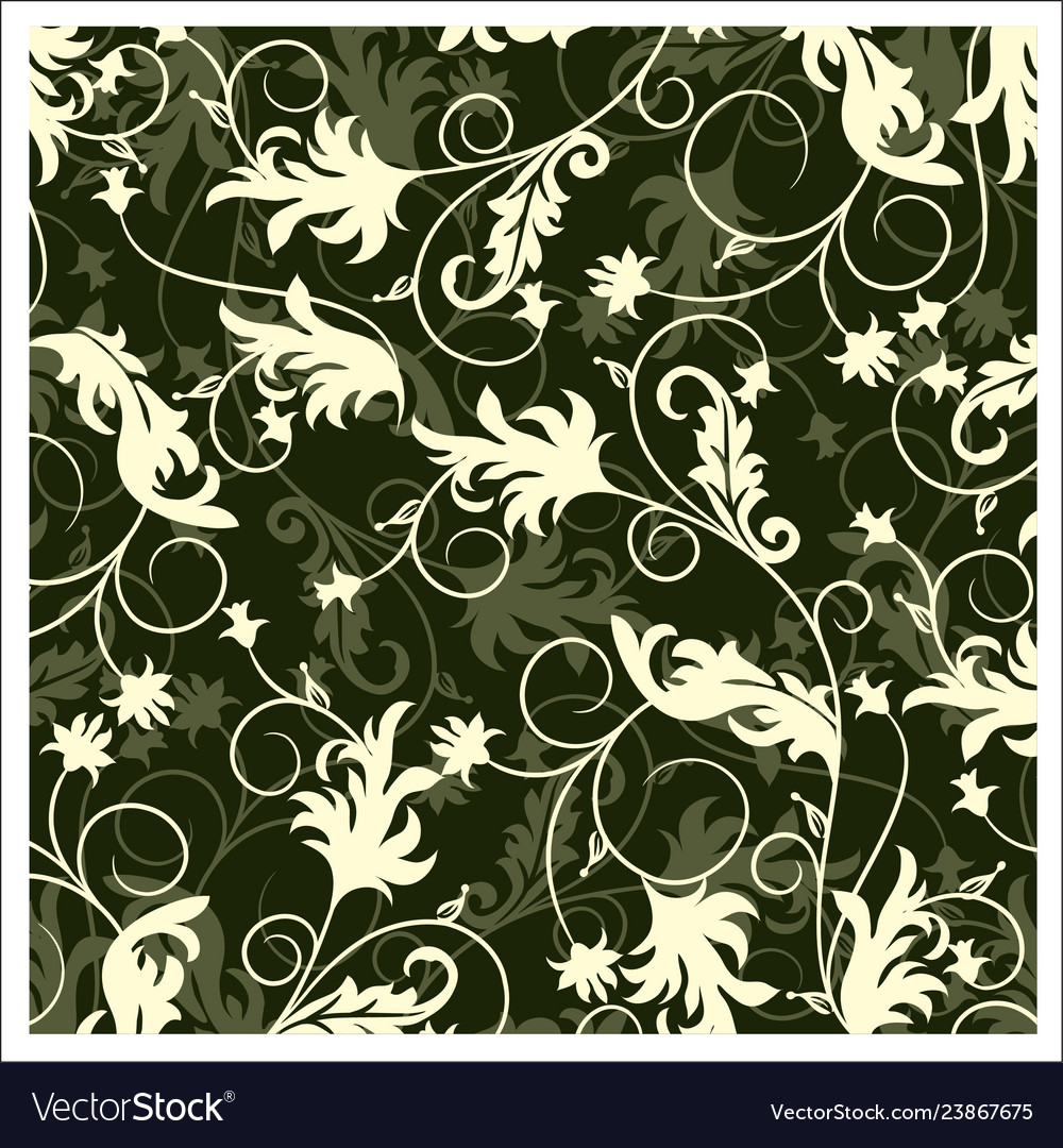 Batik design style patterns are same for fabric vector image Batik design style patterns are same for fabric