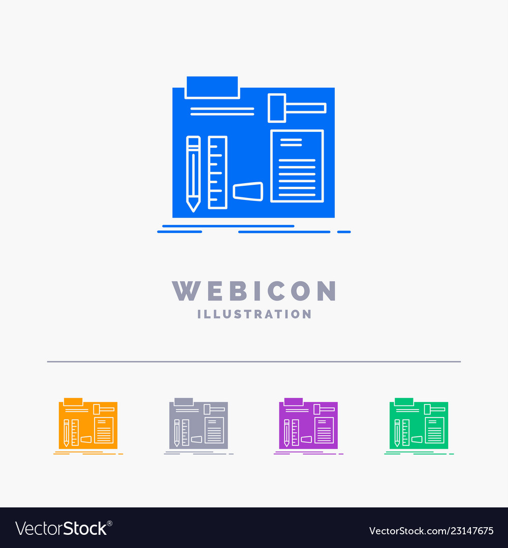 Build construct diy engineer workshop 5 color vector image Build construct diy engineer workshop 5 color