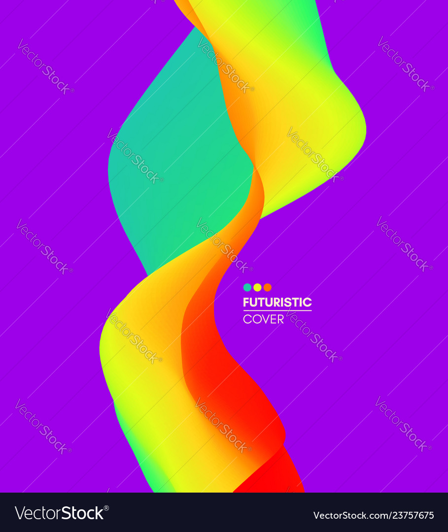 Colorful abstract background dynamic effect
