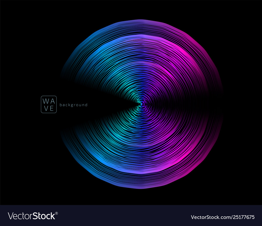 Digital Wave Abstract Background