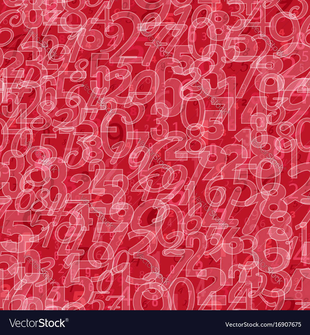 Mathematik Hintergrund - verschiedene Zahlen Muster