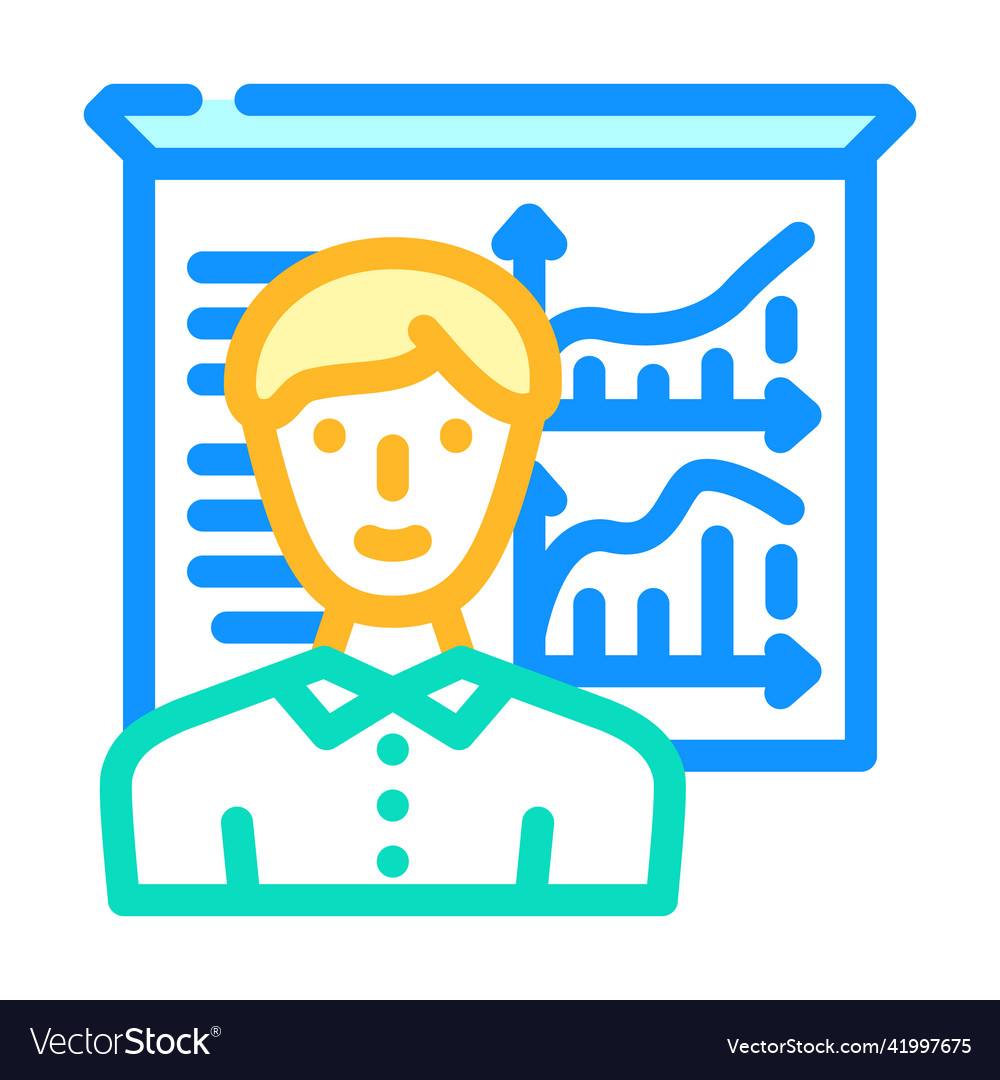 Sale manager color icon