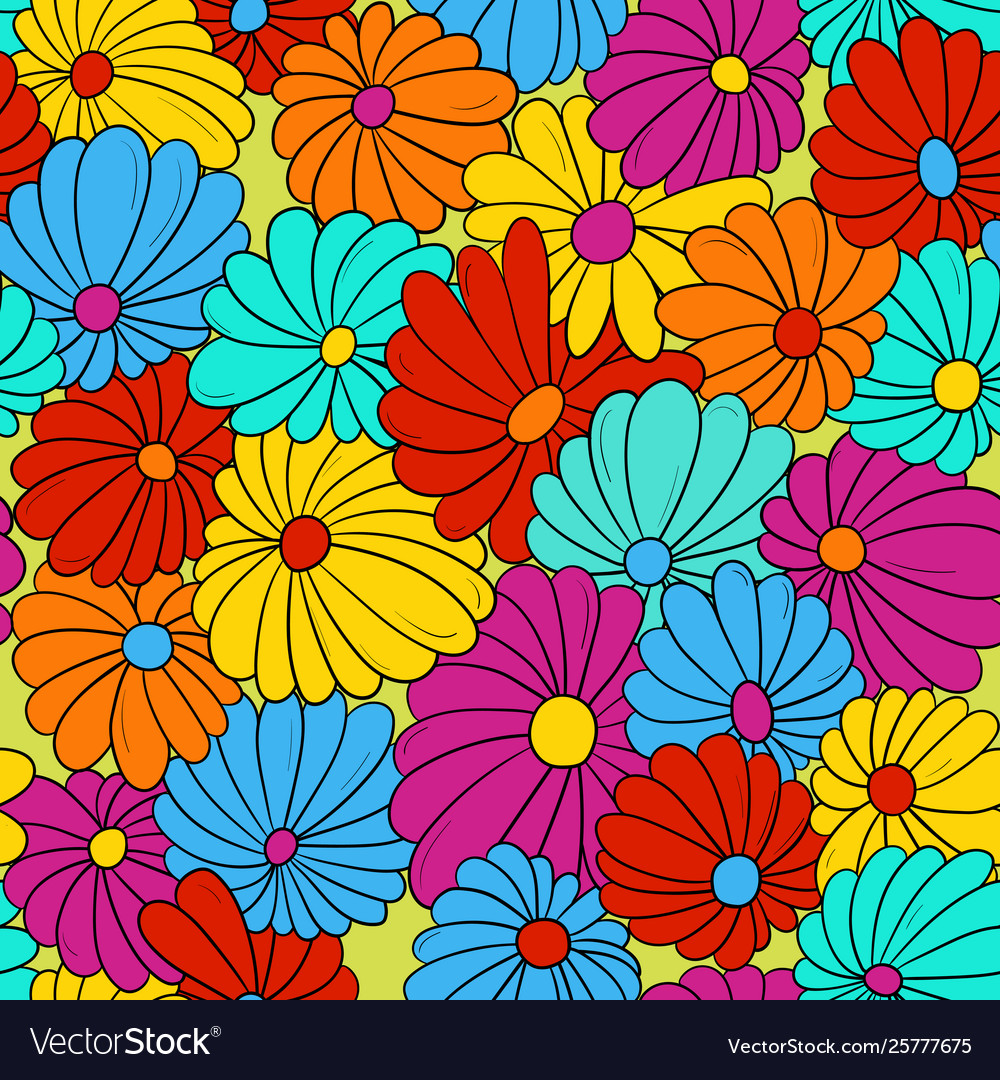 Seamless pattern background with different