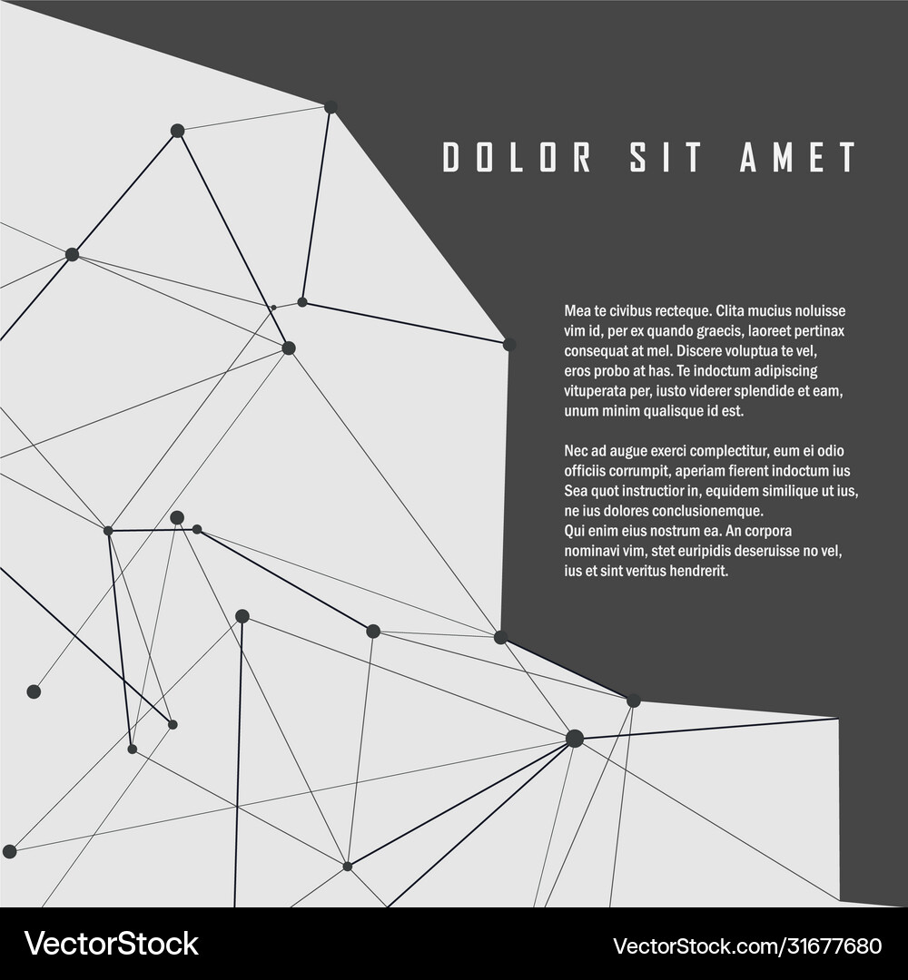 Abstract molecules technology connected Royalty Free Vector
