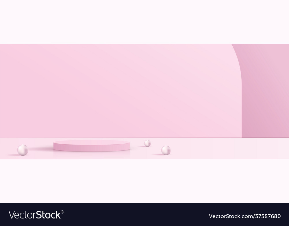 Cosmetic pink background minimal and premium