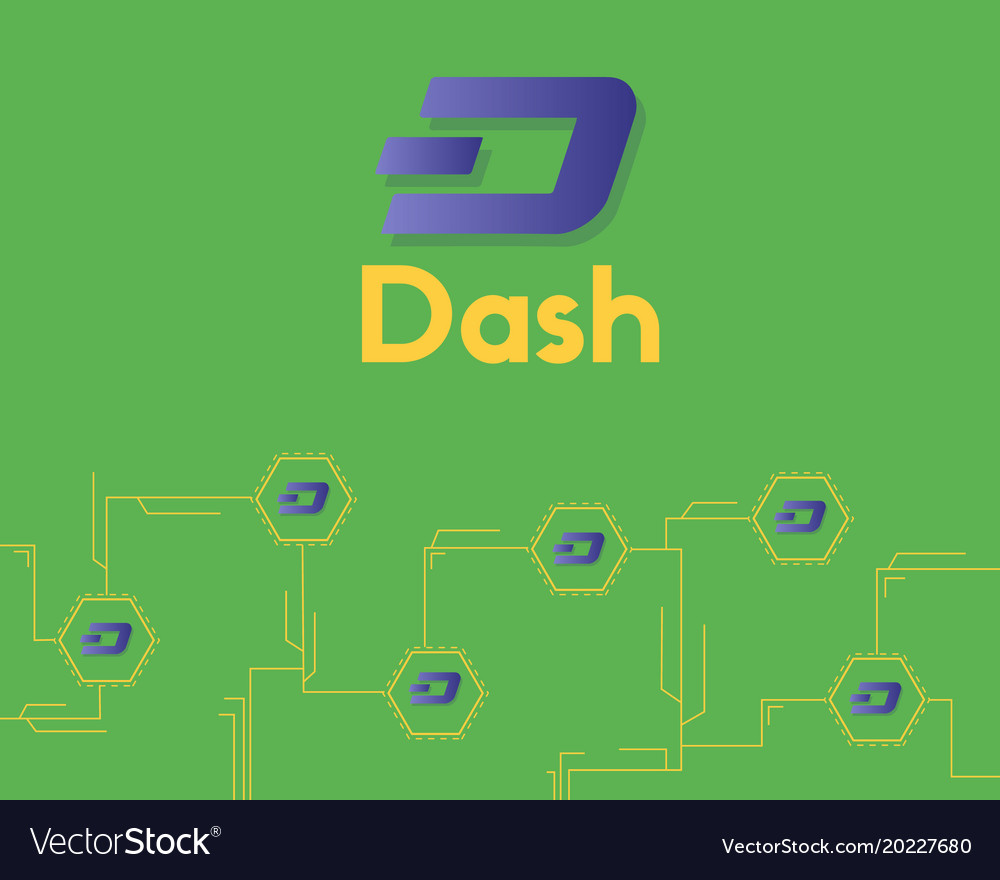 Dash blockchain circuit technology background