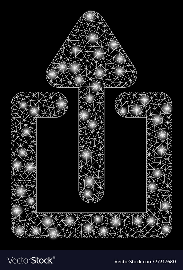 Flare mesh wire frame upload with spots