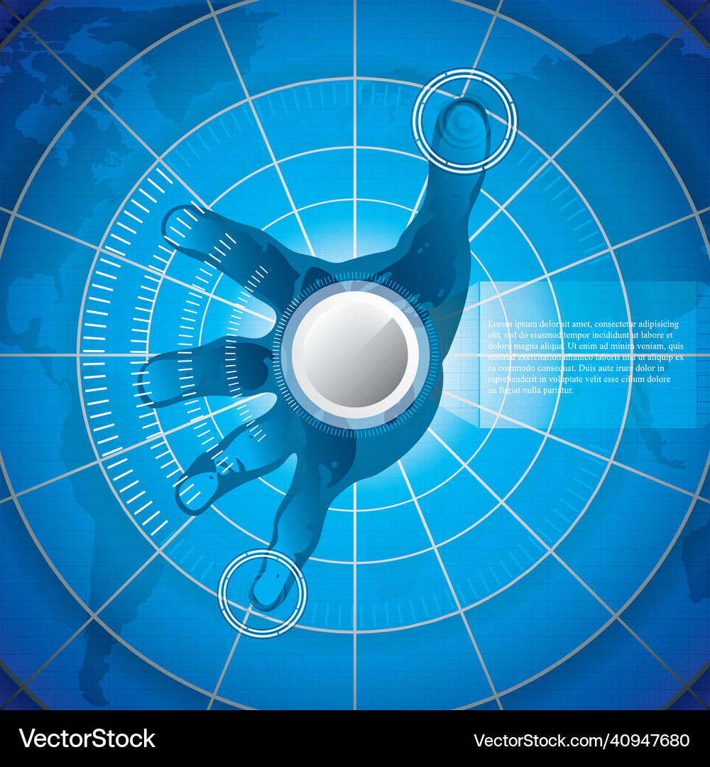 Futuristic background Royalty Free Vector Image