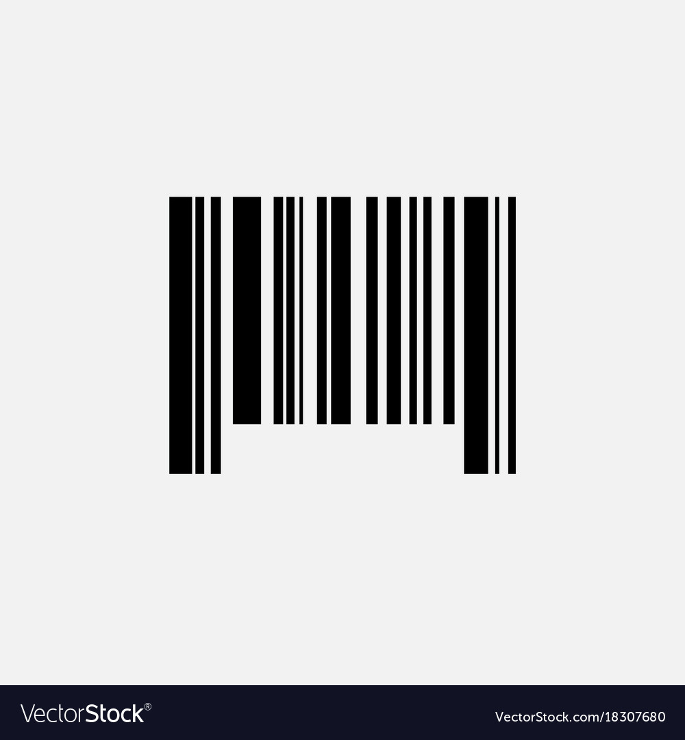 Sample bar code for scanning icon