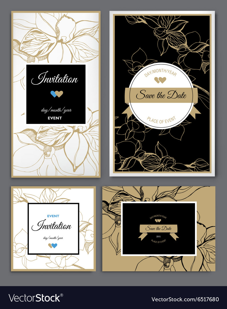 Save the date set flower 1