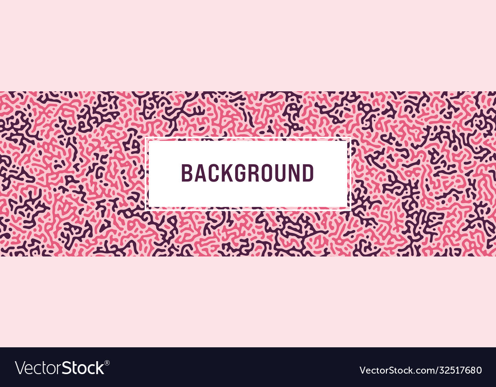 Turing background organic liquid texture pattern vector image Turing background organic liquid texture pattern