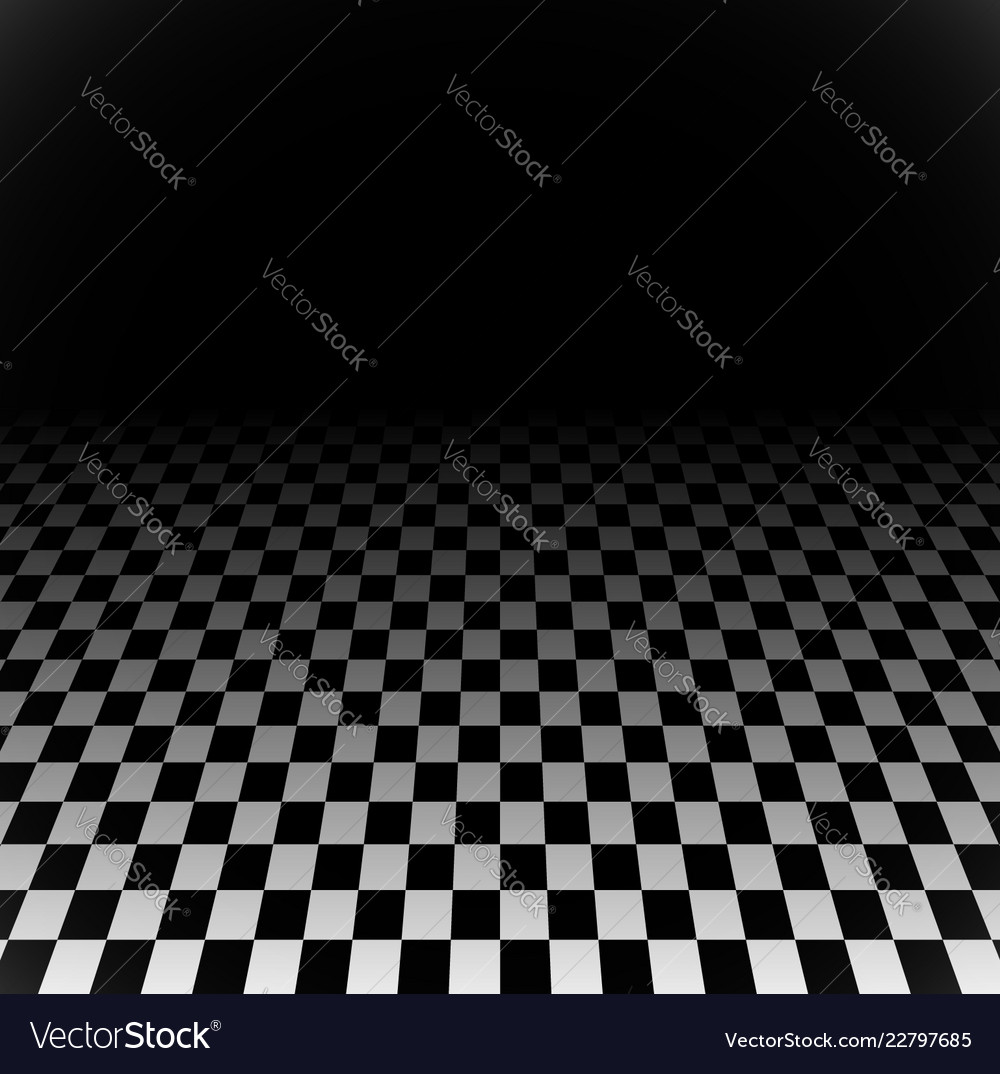 3D Checkered Fade Plane