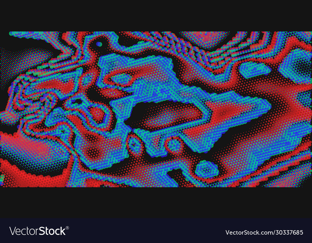 Abstract colorful halftone background