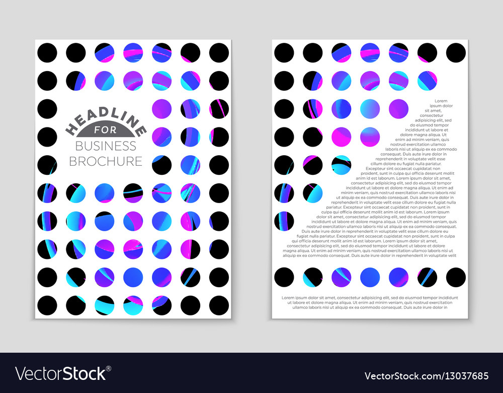 Abstract layout background set for art