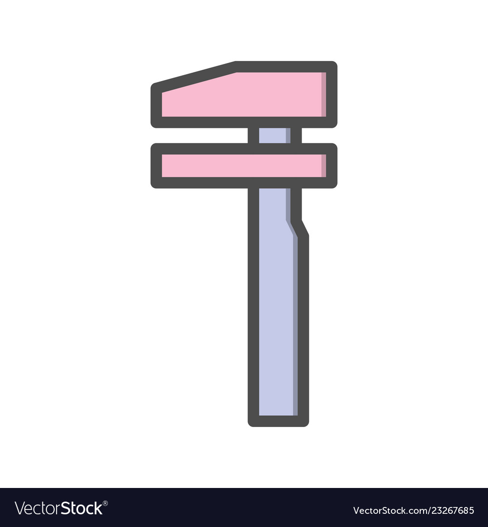 Break down service road sign icon