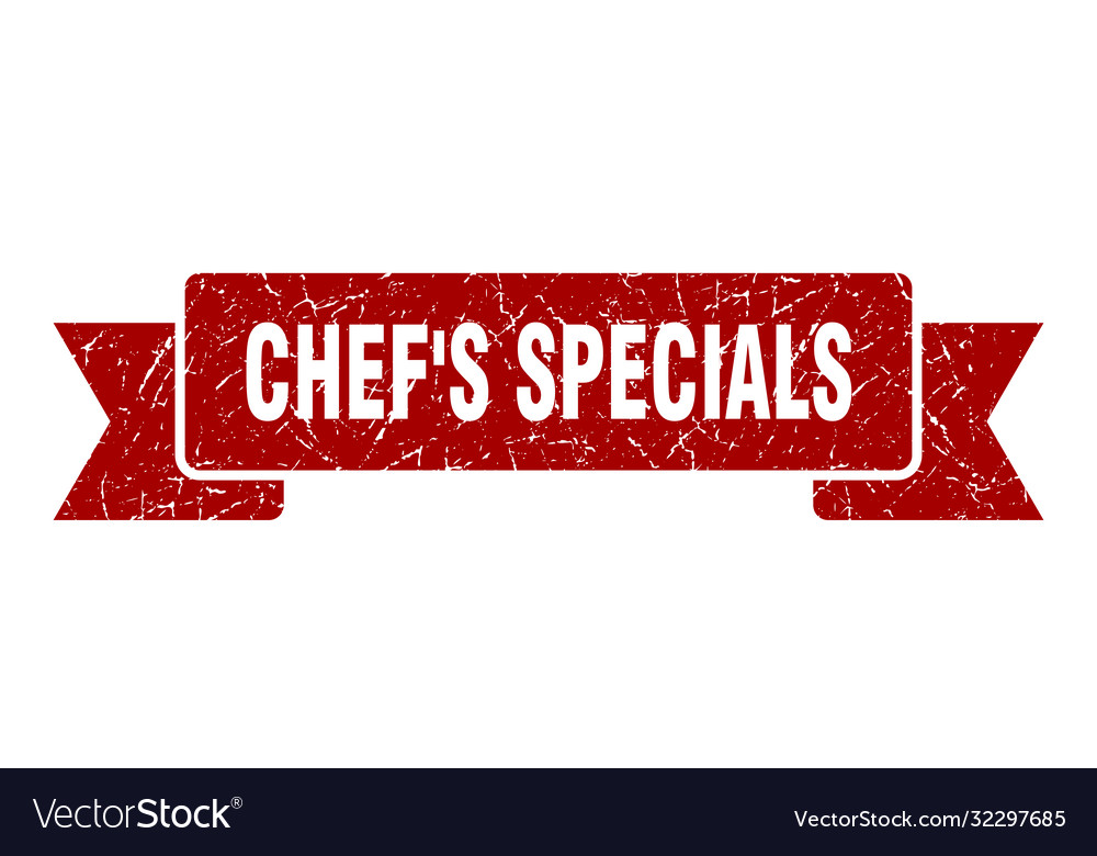 Chefs specials ribbon grunge band