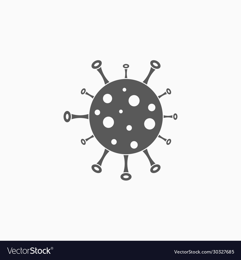 Coronavirus-Symbol covid-19 Virusbakterien