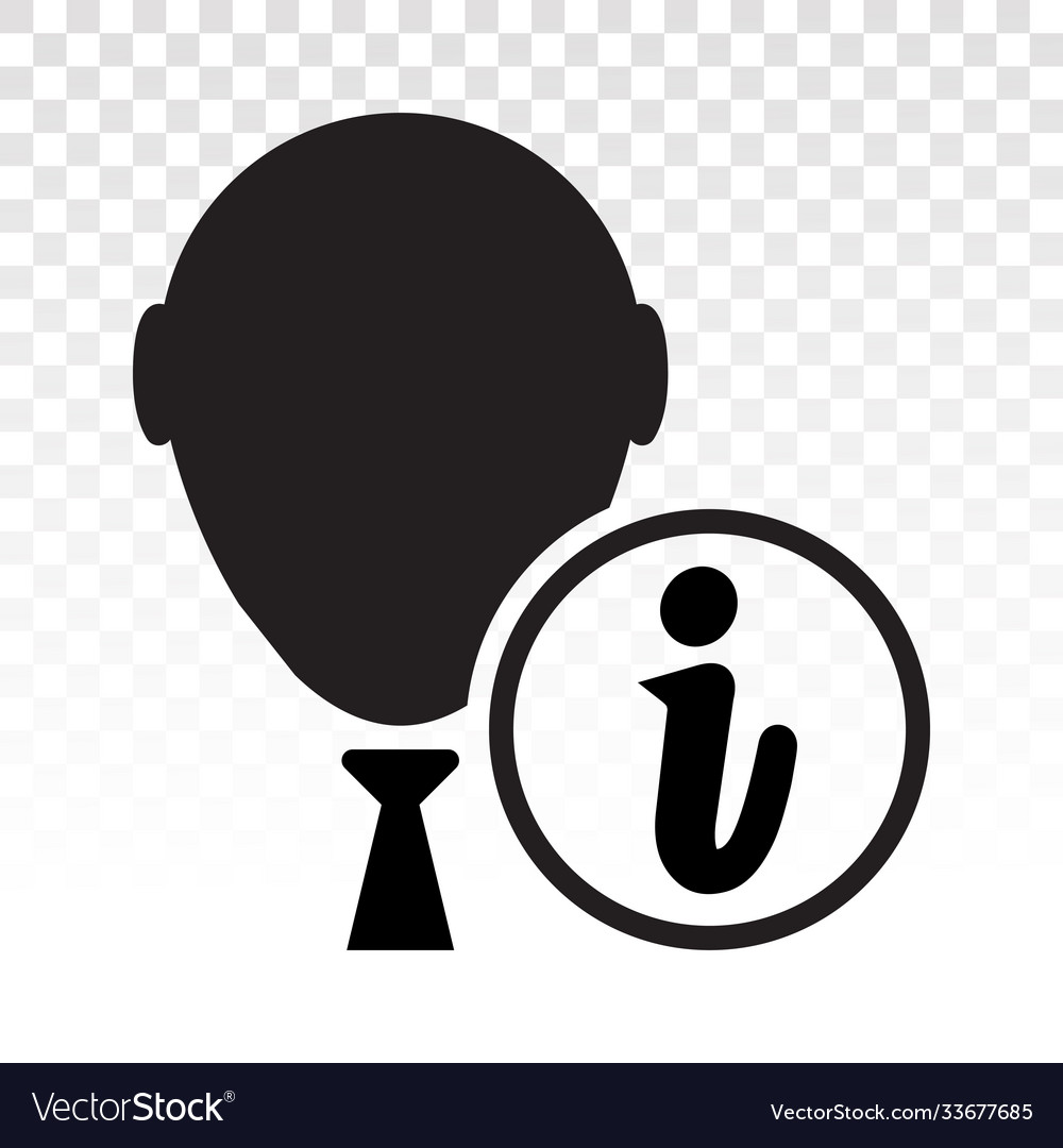 Help information application flat icon