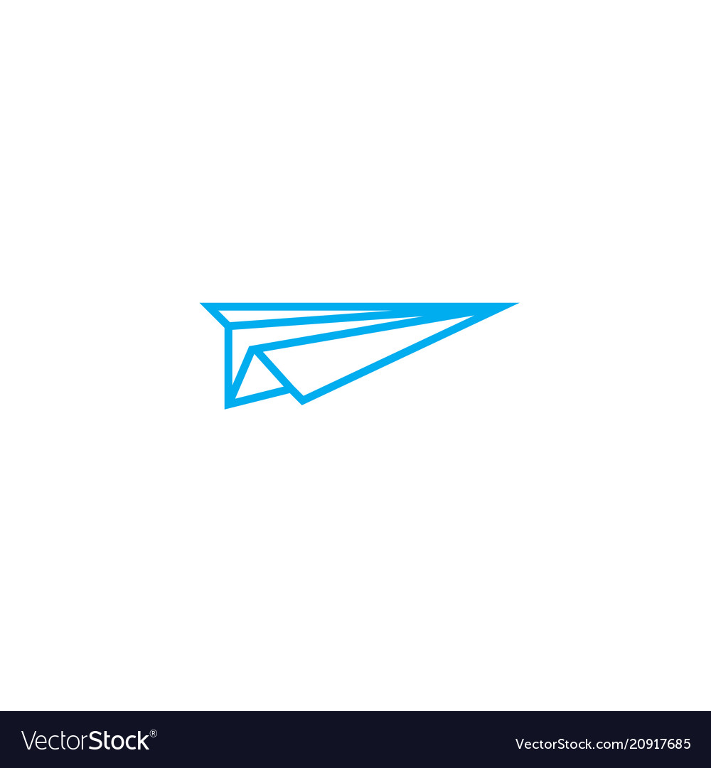 Paper Letter Linear Icon Concept Royalty Free Vector Image