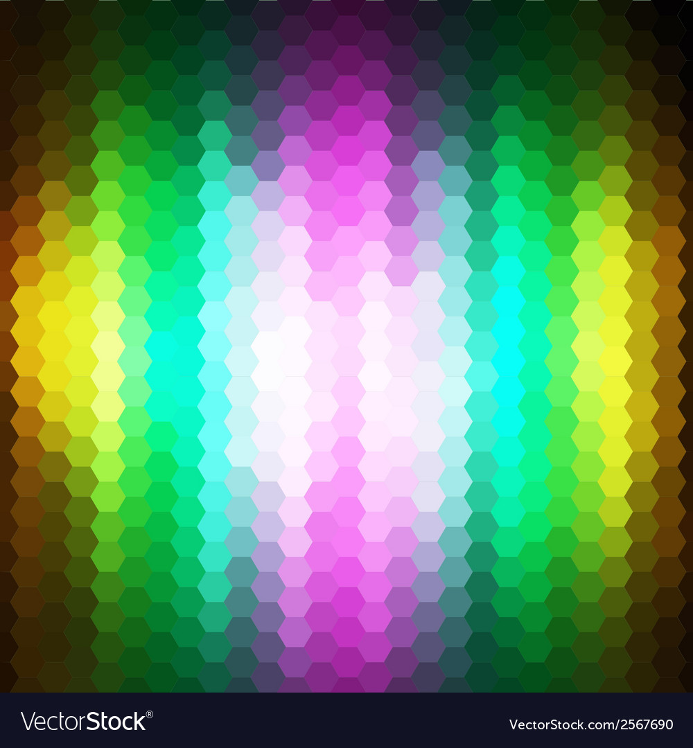 Abstract background of hexagons