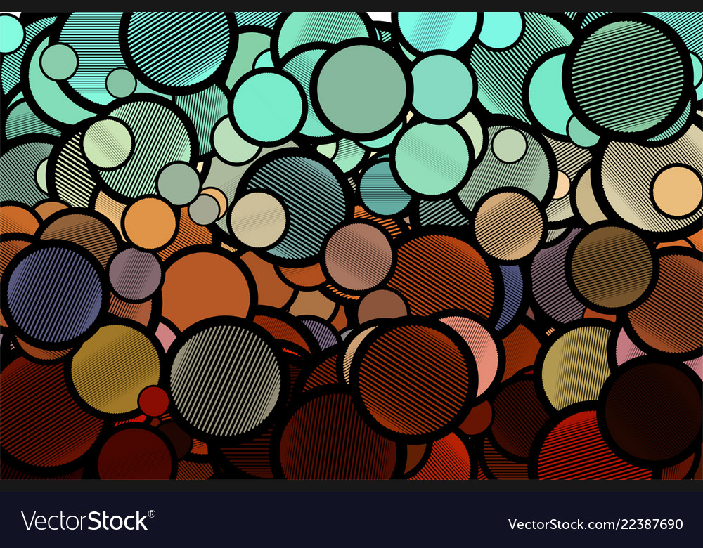 Abstract circle or ellipse with lines background