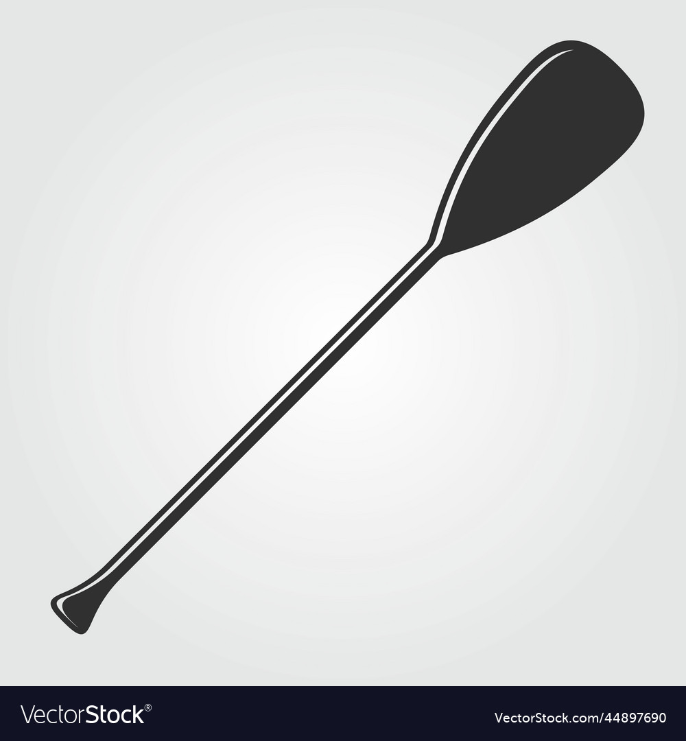 Canoe Paddle Isolated