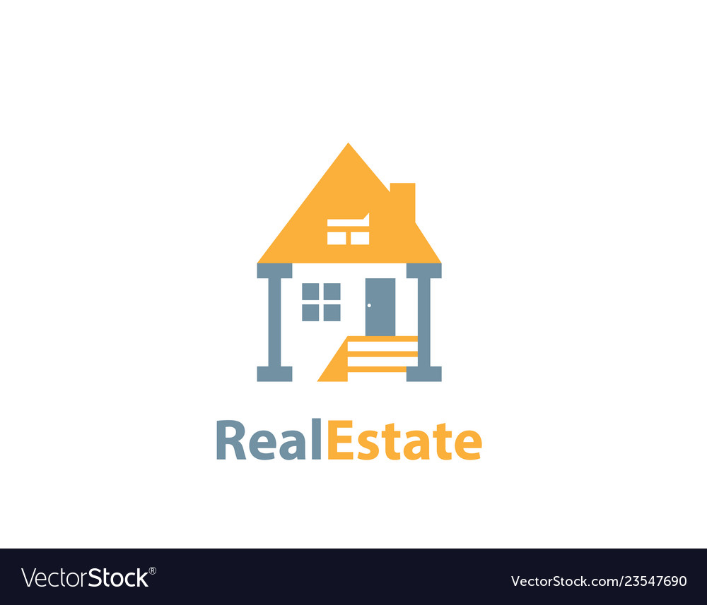 Decoration House Real Estate Logo Royalty Free Vector Image
