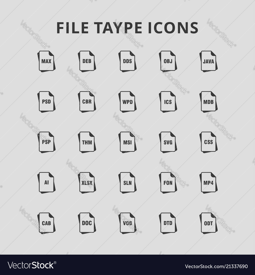 File type icons