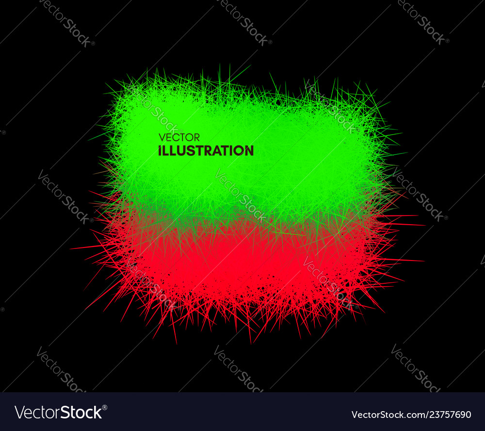 Frame consisting of chaotic lines 3d place text vector image Frame consisting of chaotic lines 3d place text