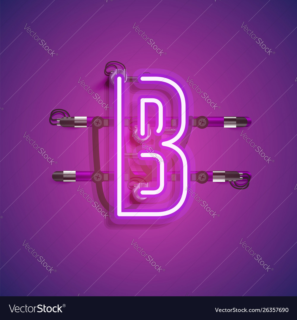 Neon Character with Console