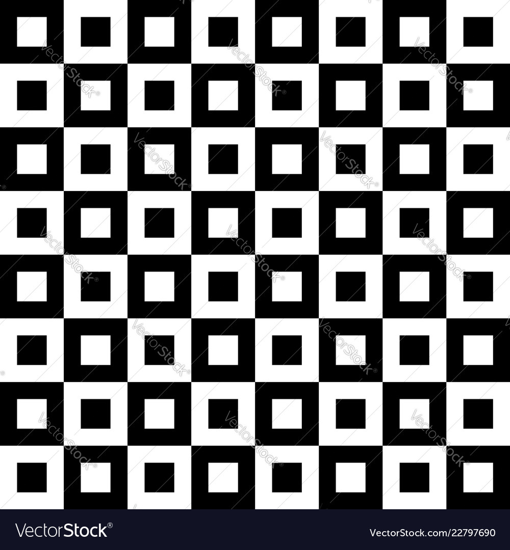 Rectangular checked pattern