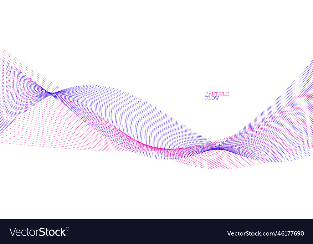 Smooth abstract background with arrays of flowing Vector Image