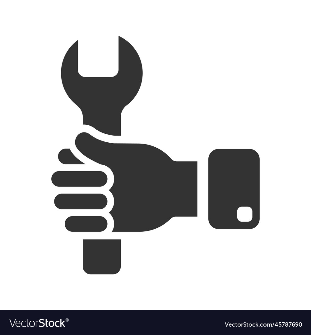 Unterstützung Hand-Symbol