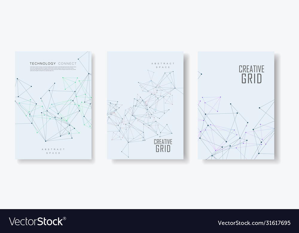 Brochure template layout and cover design Vector Image