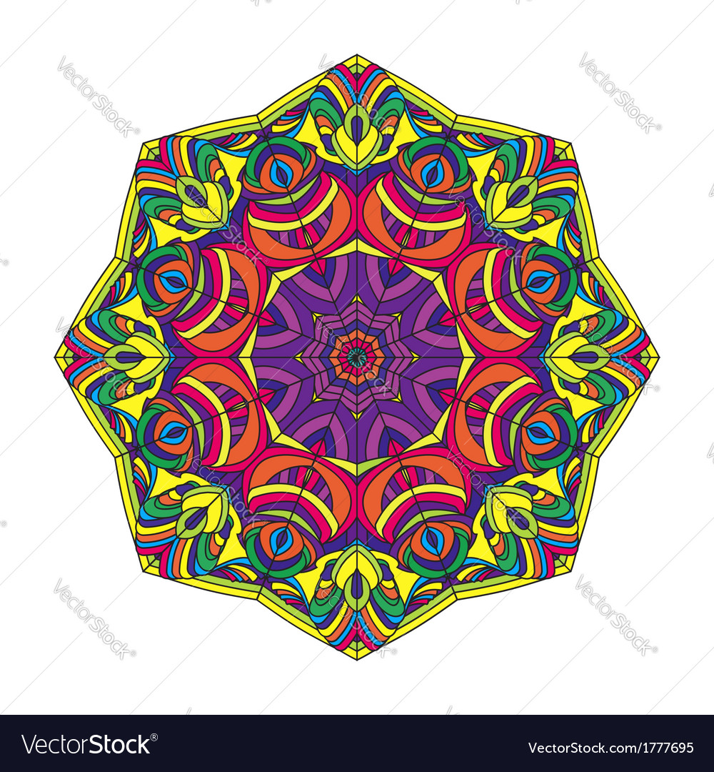 Color circular pattern