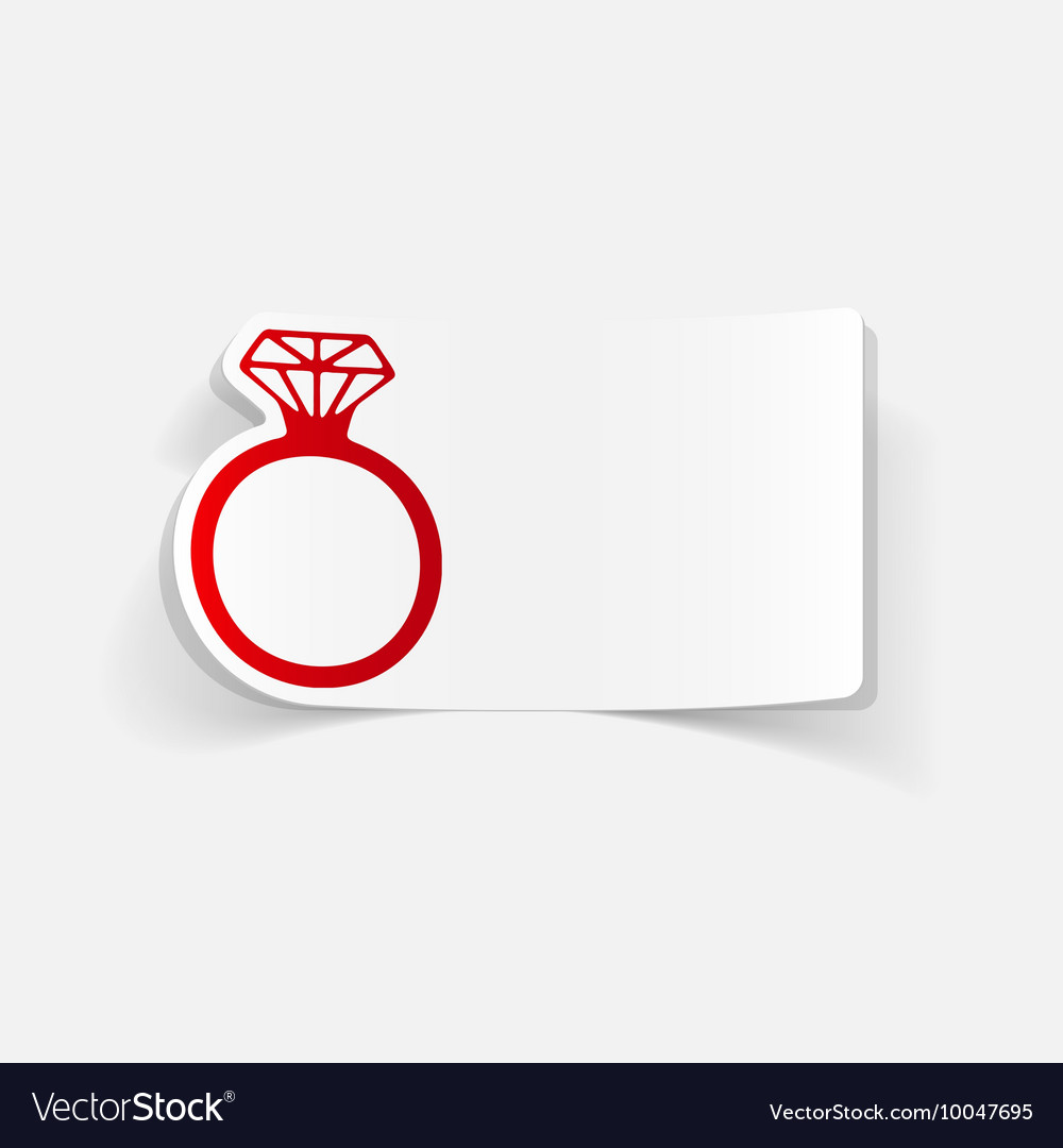Realistic design element ring