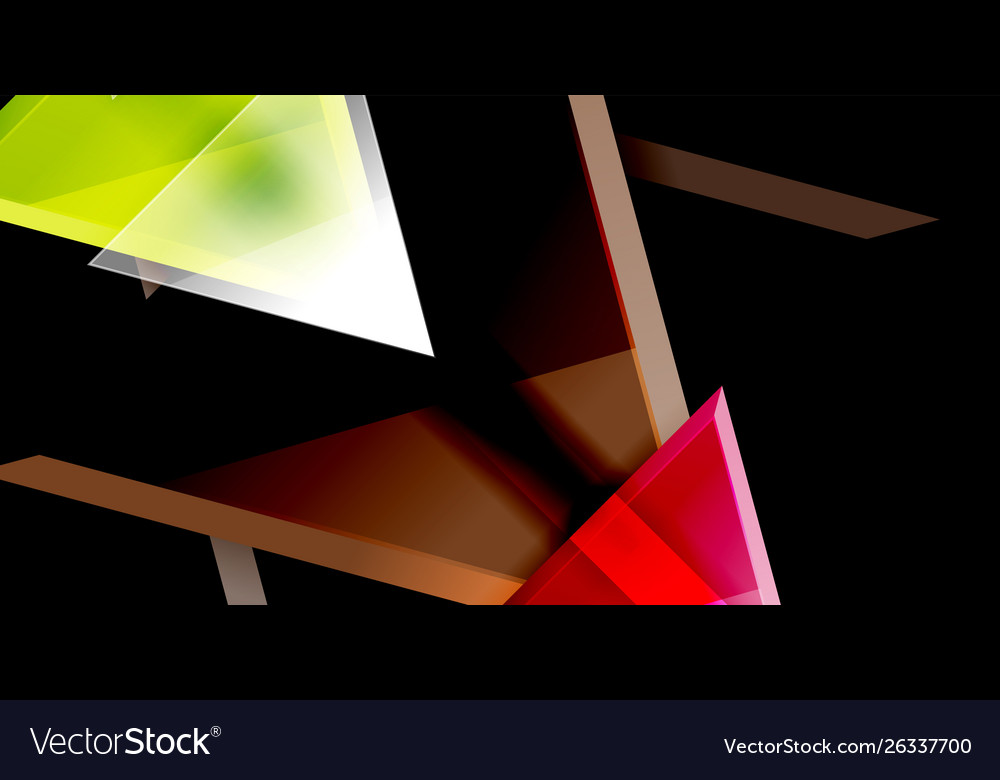 3d triangular minimal abstract background
