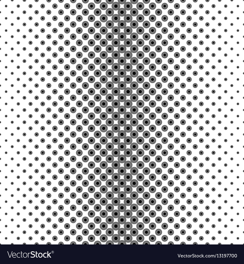 Abstract monochrome concentric circle pattern