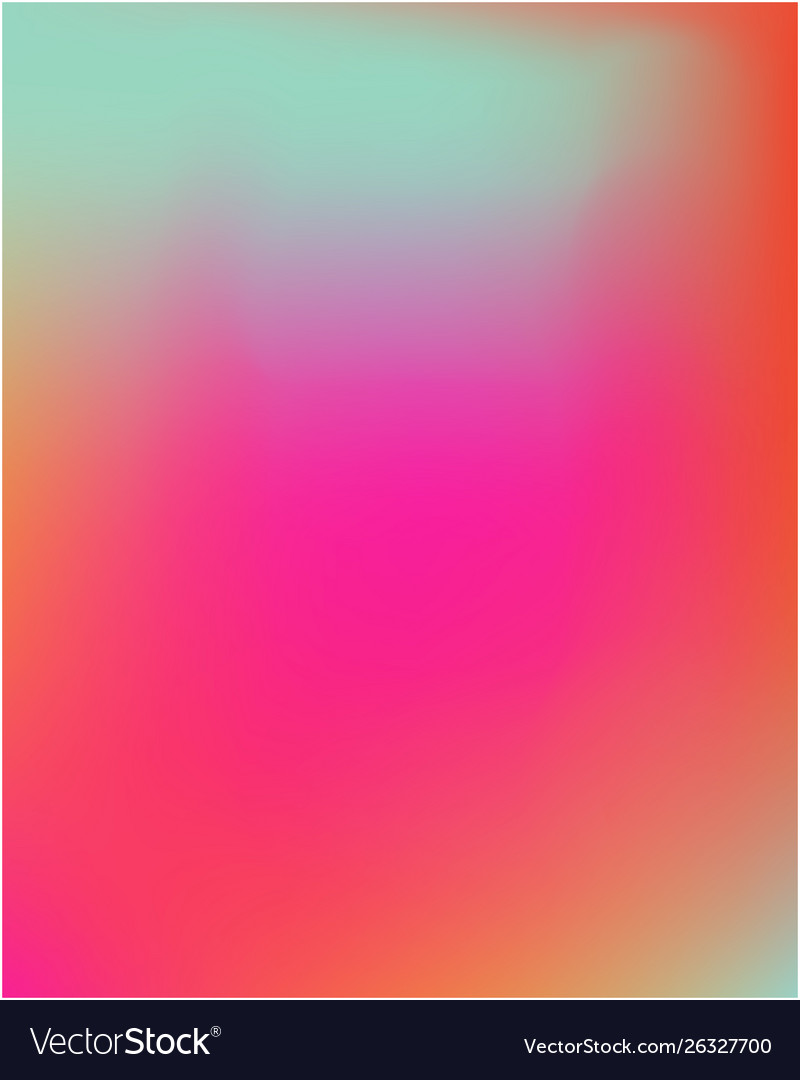 Gradient mesh painted in different colors