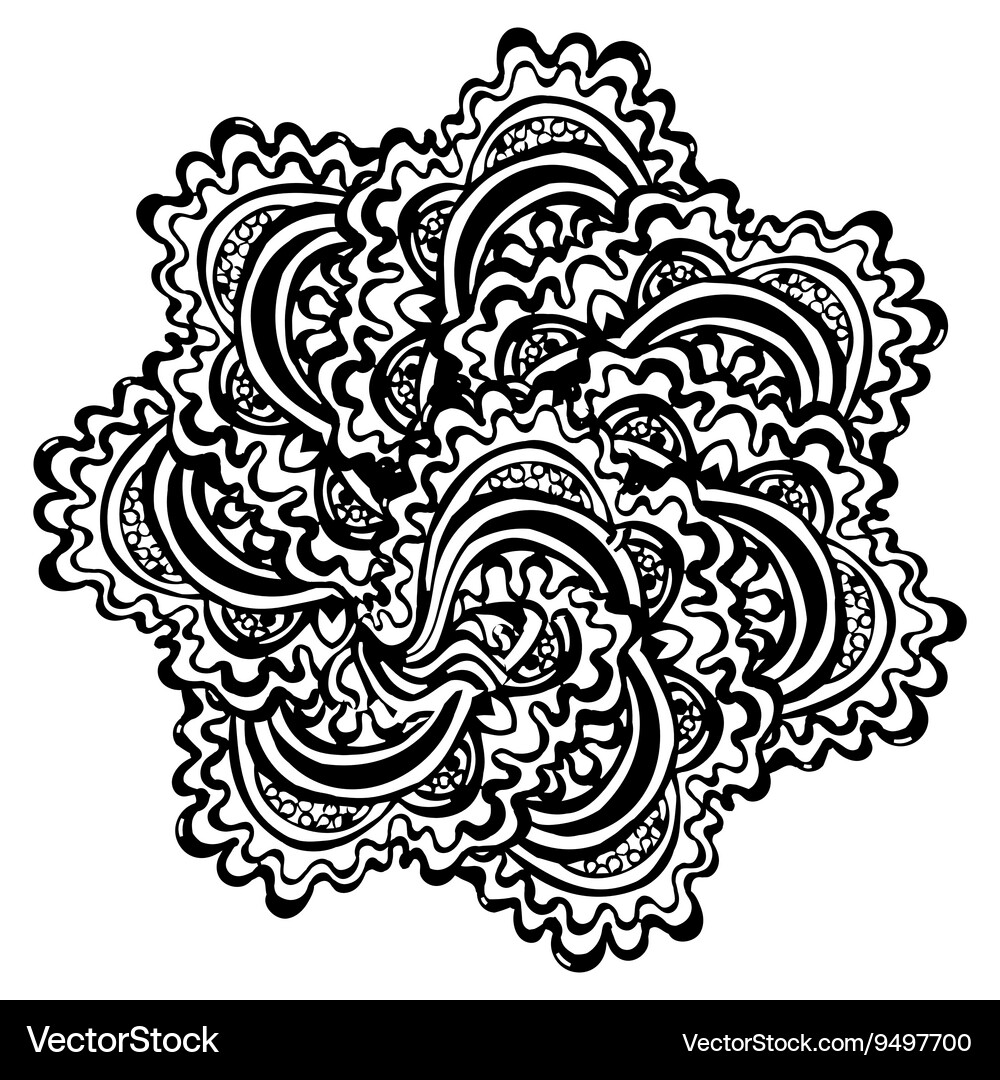 Mandala ethnic decorative elements Royalty Free Vector Image