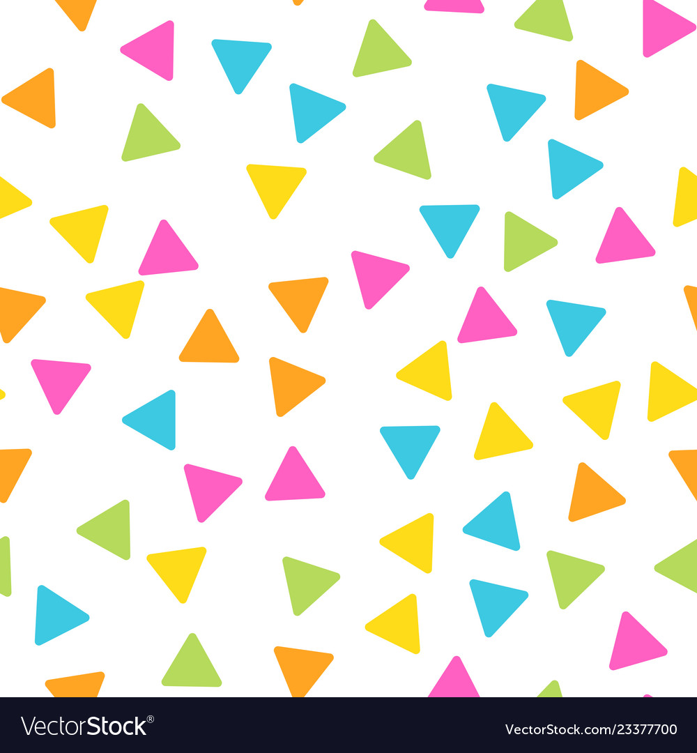 Seamless abstract geometric pattern of triangles vector image Seamless abstract geometric pattern of triangles