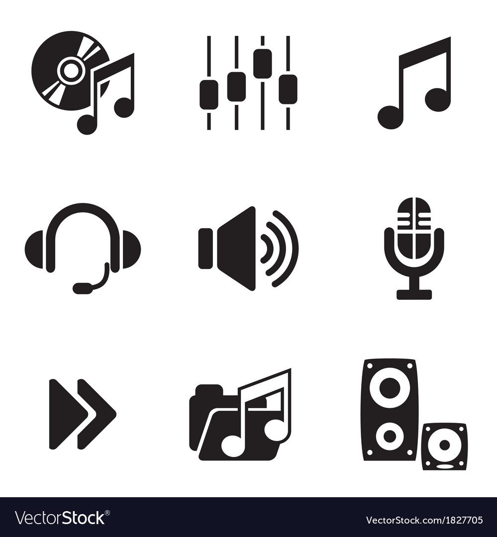Audio Icon Set