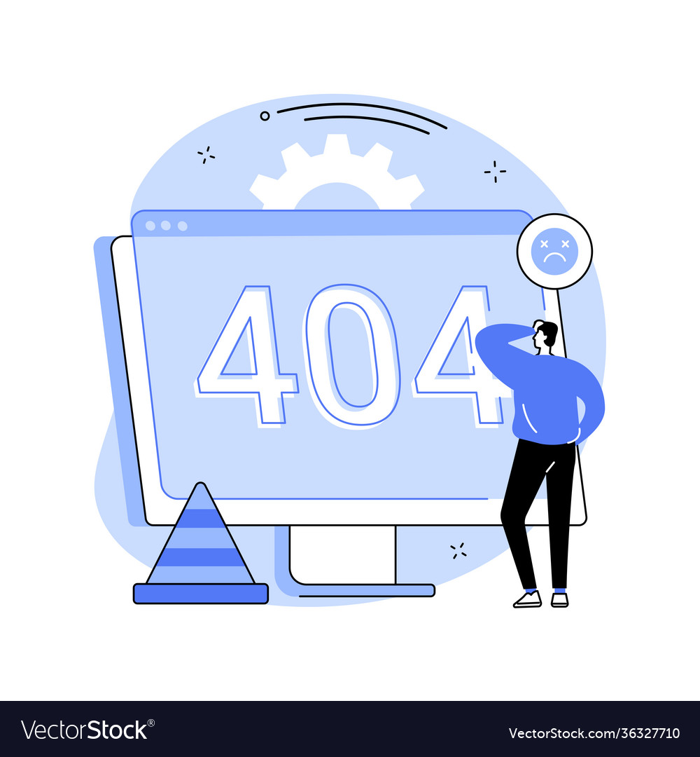 404 error abstract concept vector image 404 error abstract concept