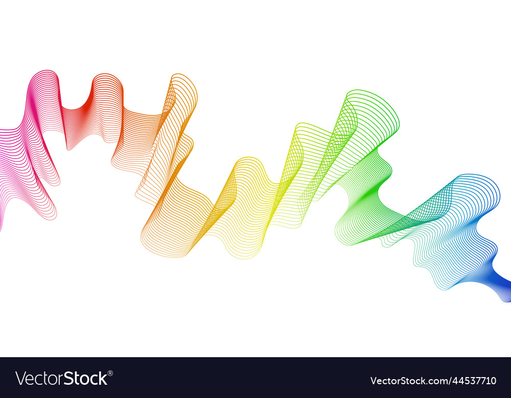 Abstract backdrop with wave gradient lines Vector Image Abstract backdrop with wave gradient lines