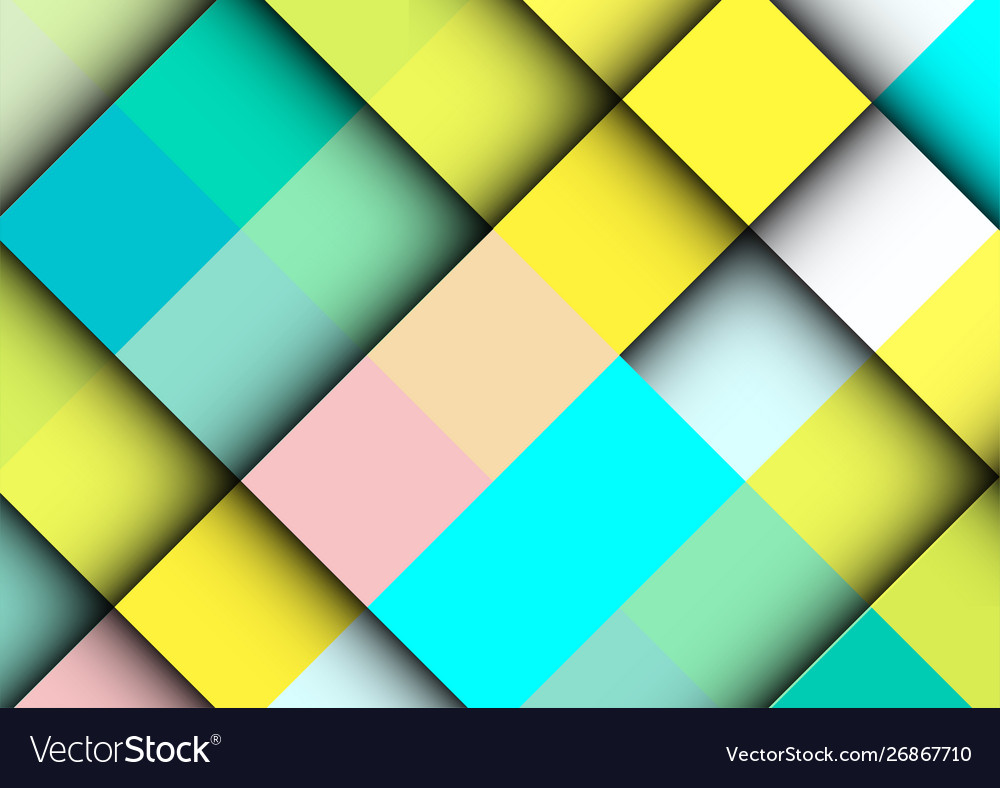 Abstract colorful background with square frames vector image Abstract colorful background with square frames