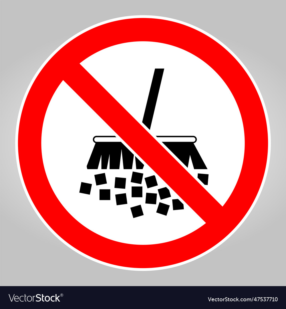 Caution label avoid creating dust
