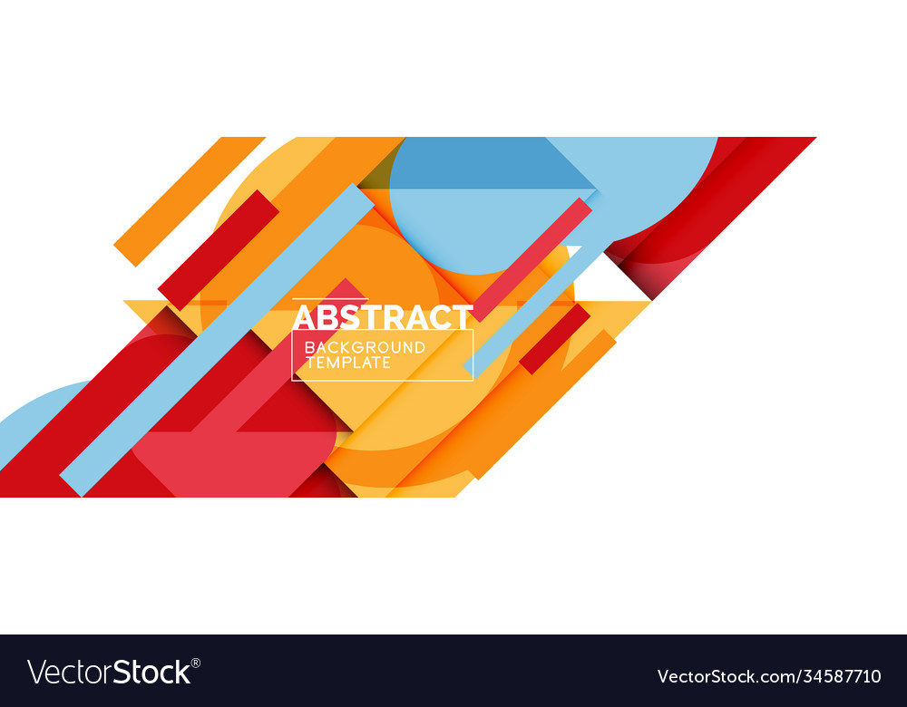 Clean minimal geometric abstract background Vector Image Clean minimal geometric abstract background