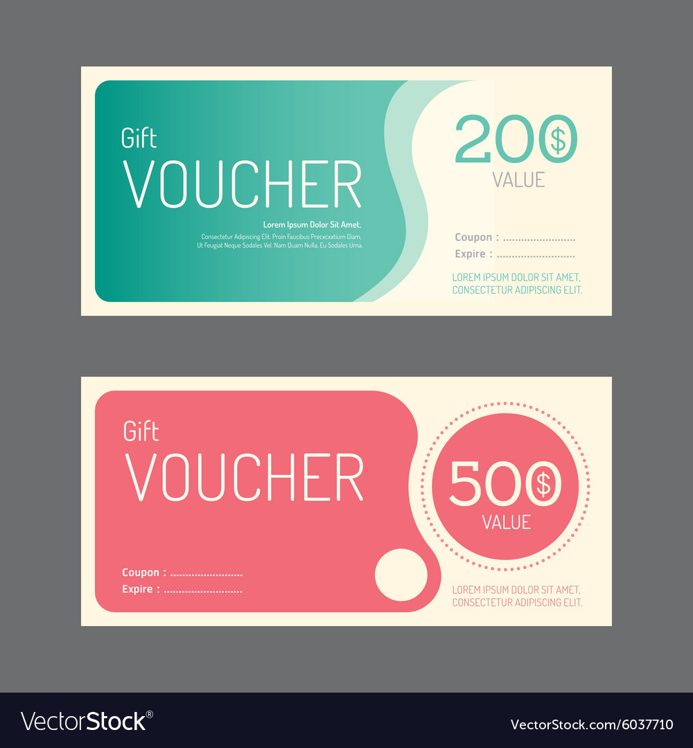 gift certificate coupon template