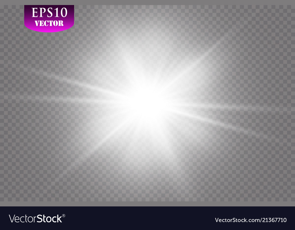 Glow Starburst Effect with Sparkles