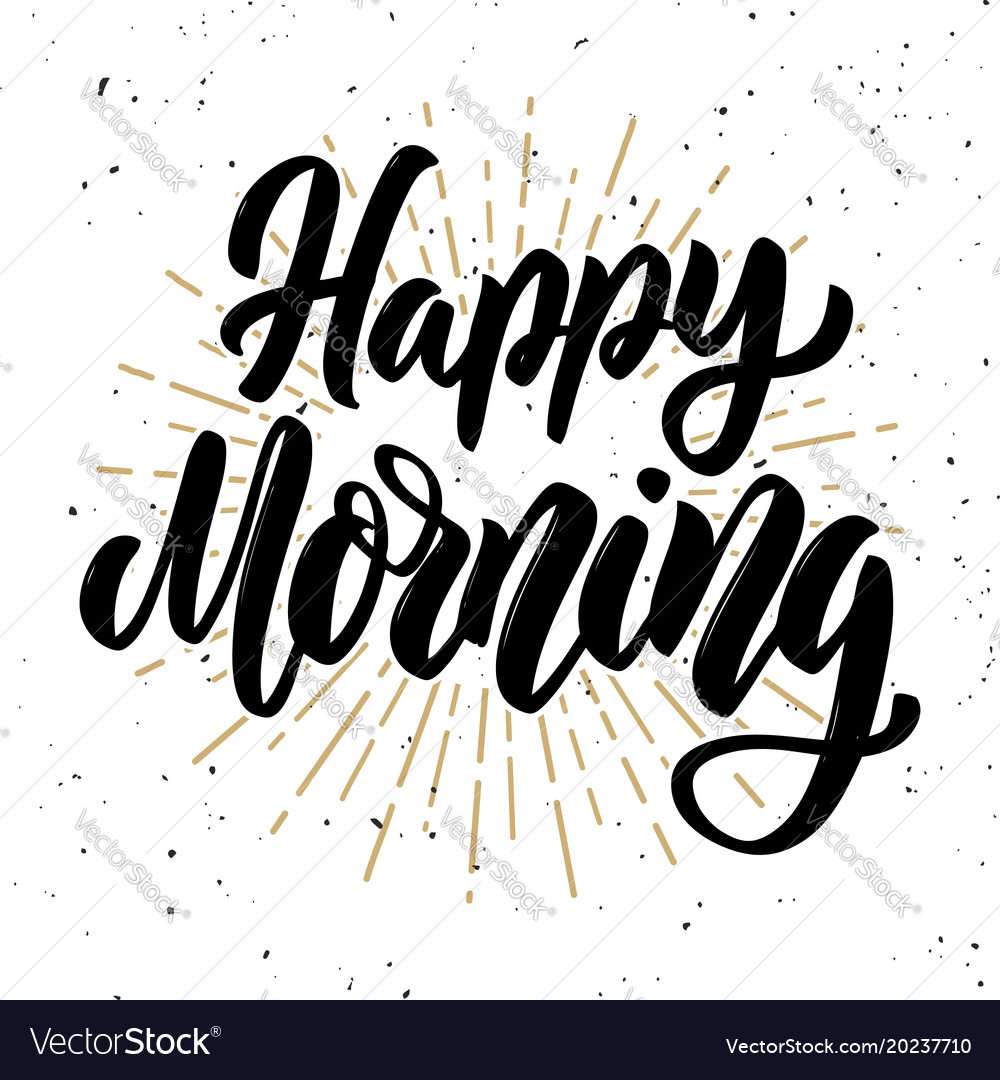 Hand Draw Sketch Vector Script Leterring, Good Morning, isolated on white  Stock Vector Image & Art - Alamy